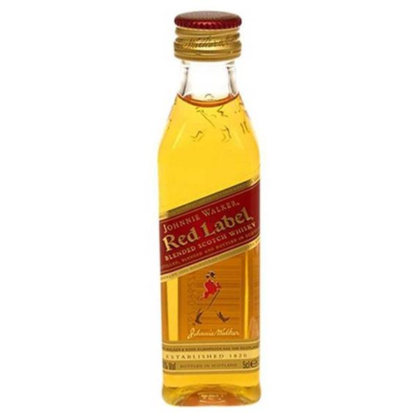 Miniatura Mini Whisky Red Label 50ml 06 Unidades - Johnnie Walker Imagem de Miniatura Mini Whisky Red Label 50ml 06 Unidades
