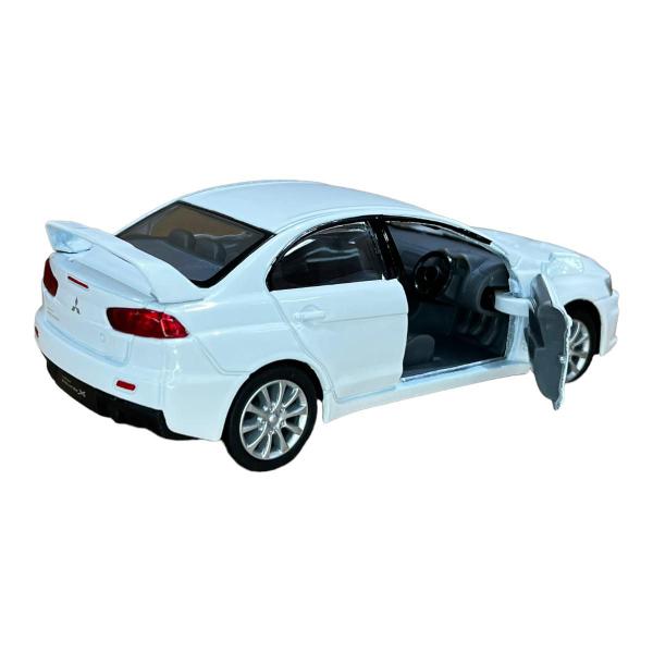 Imagem de Miniatura Mitsubishi Lancer Evolution X Branco Metal 1:36