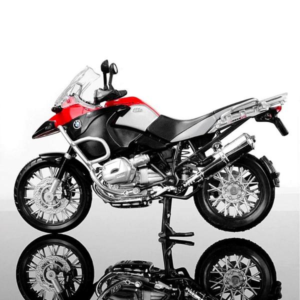 Imagem de Miniatura Moto Bmw R 1200 Gs 1/12 Vermelha Maisto 31101