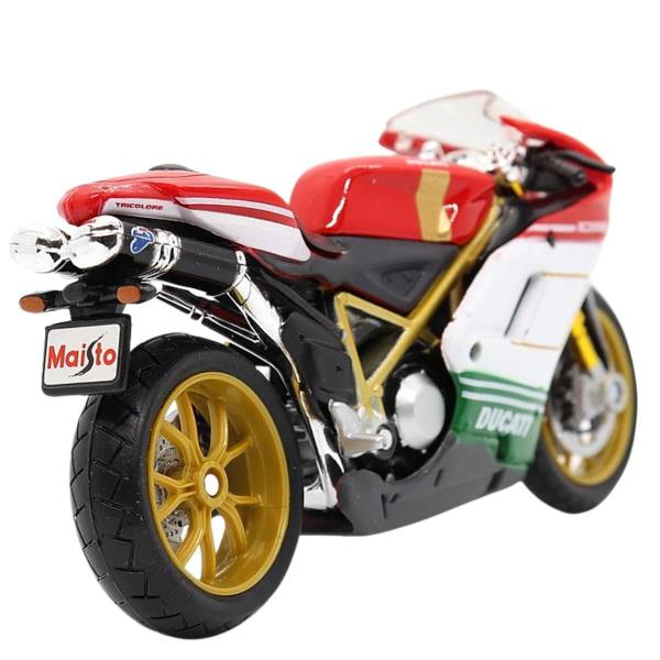 Imagem de Miniatura Moto Ducati 1098S 1/18 Tricolor Maisto 35300