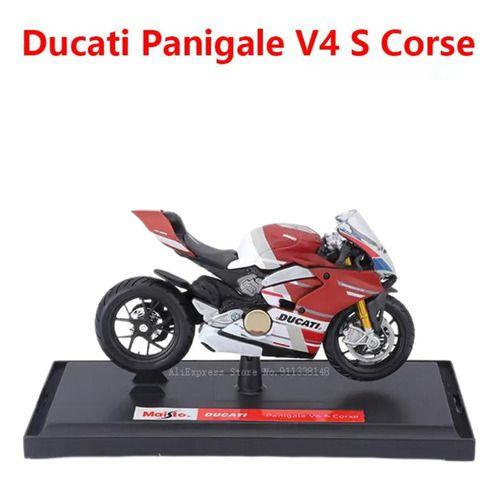 Imagem de Miniatura Moto Ducati Panigale V4 S Corse 1:18 Maisto Caixa