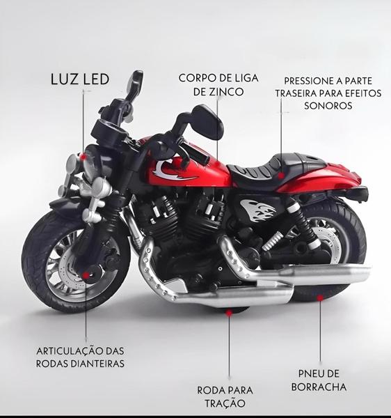 Imagem de Miniatura Moto Harley Davidson Escala 1:12 XZ-1191