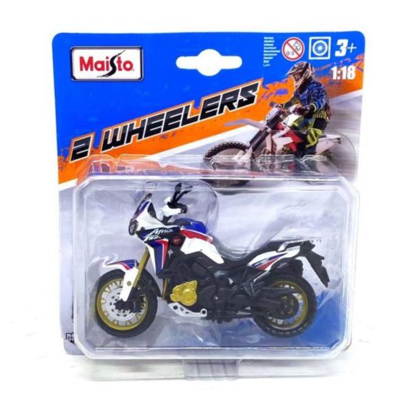 Imagem de Miniatura Moto Honda Africa Twin Dct 1/18 Branco Maisto 35300