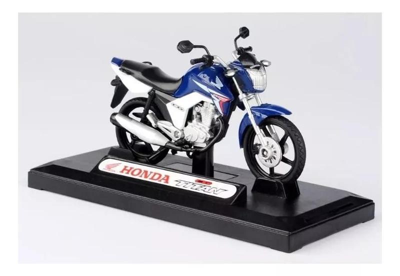 Imagem de Miniatura Moto Honda Cg Titan 150 - 2014 1/18 Licenciada