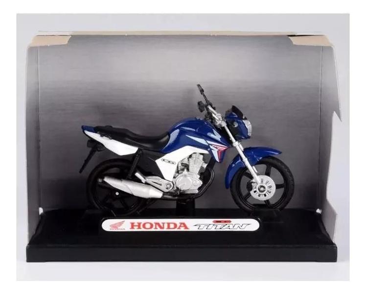 Imagem de Miniatura Moto Honda Cg Titan 150 - 2014 1/18 Licenciada