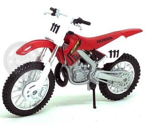 Imagem de Miniatura Moto Honda Cr250r Vermelha Maisto 1/18