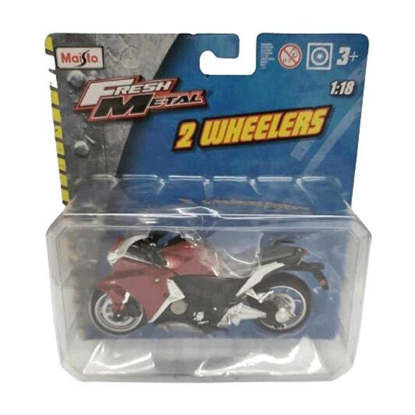 Imagem de Miniatura Moto Honda Vfr 1200F 1/18 Vermelho Maisto 35300