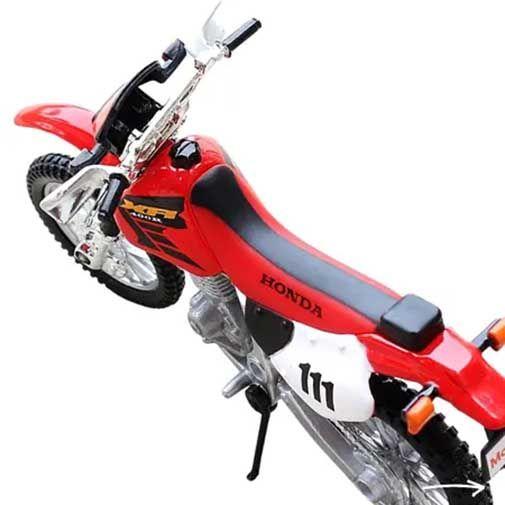 Imagem de Miniatura Moto Honda Xr400r Vermelha Maisto 1/18