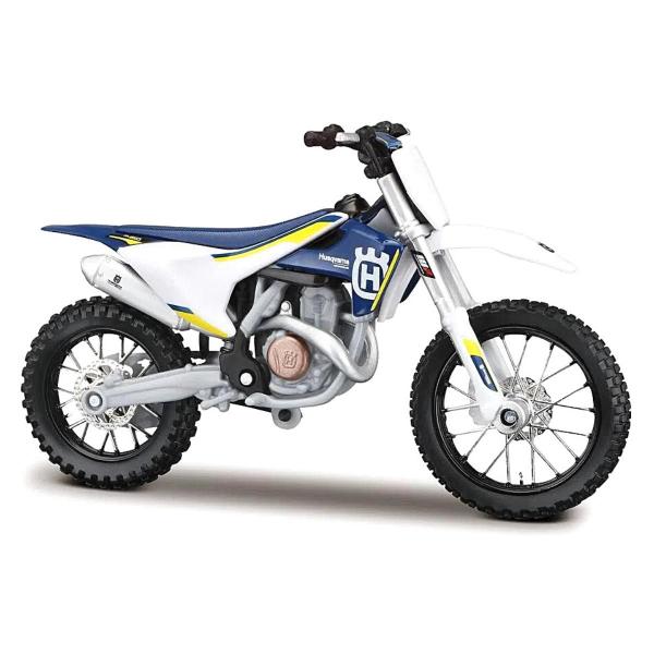 Imagem de Miniatura Moto Husqvarna Fc 450 1/18 Branca Maisto 35300