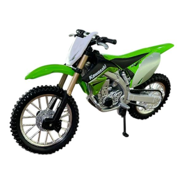 Imagem de Miniatura Moto Kawasaki KX 450F Verde Burago 1:18