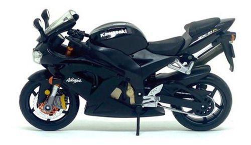 Imagem de Miniatura Moto Kawasaki Ninja Zx10r Preta Maisto 1/12