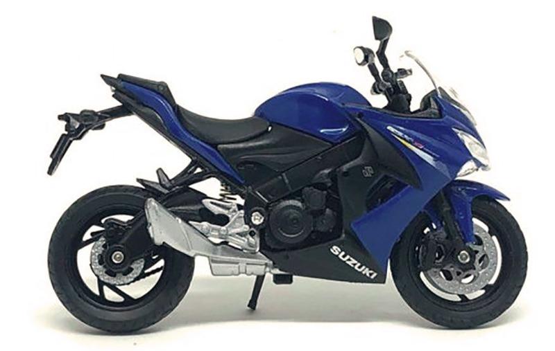 Imagem de Miniatura Moto Suzuki GSX S1000F 2017 Azul Welly 1/18