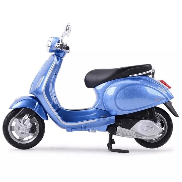 Imagem de Miniatura Moto Vespa Granturismo 2003 1/12 Azul Maisto 32721