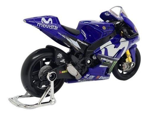 Imagem de Miniatura Moto Yamaha 25 Maverick Vinales Metal 1:18