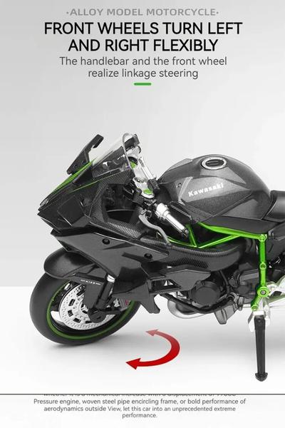 Imagem de Miniatura Motocicleta Moto Kawasaki Ninja H2R - Escala 1/12 - CCA