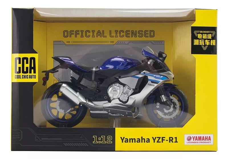 Imagem de Miniatura Motocicleta Moto Yamaha YZF-R1 - Escala 1/12 - CCA