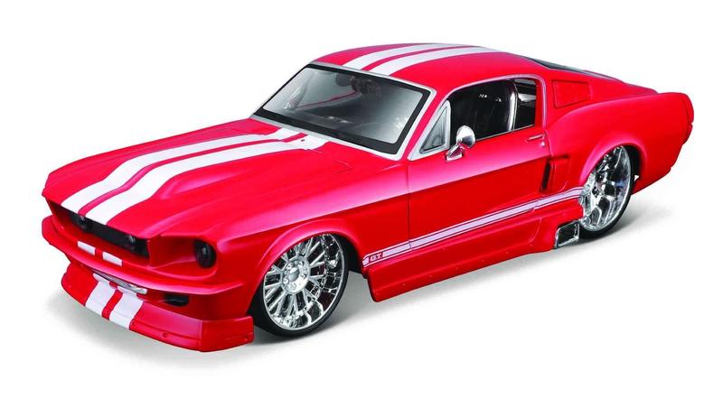 Imagem de Miniatura  MUSCLE 1967 Ford Mustang GT - Vermelho - 1:24