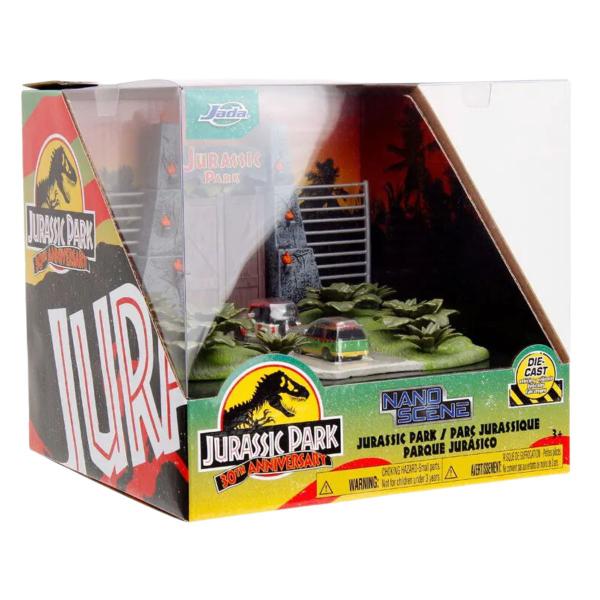 Imagem de Miniatura Nano Diorama Jurassic Park 30º Aniversário Jada