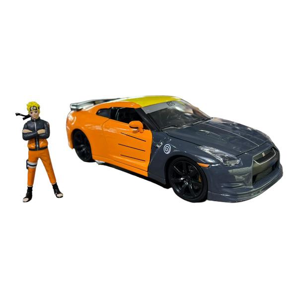 Imagem de Miniatura Nissan GTR R35 Naruto com Boneco Jada 1:24