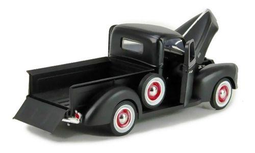 Miniatura Pickup Ford 1940 Preto Fosca Motormax 1/18 Imagem de Miniatura Pickup Ford 1940 Preto Fosca Motormax 1/18