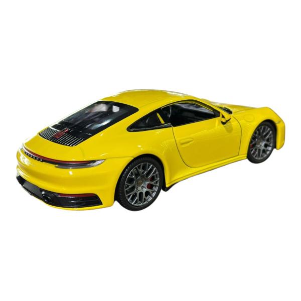 Imagem de Miniatura Porsche 911 Carrera 4S Amarelo Metal 1:24