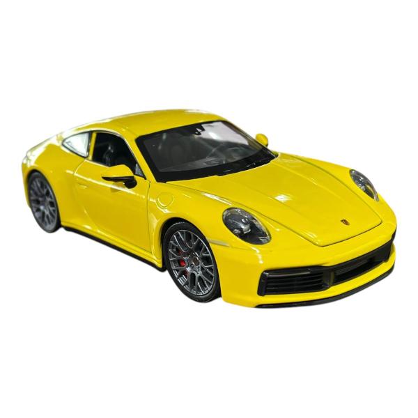 Imagem de Miniatura Porsche 911 Carrera 4S Amarelo Metal 1:24