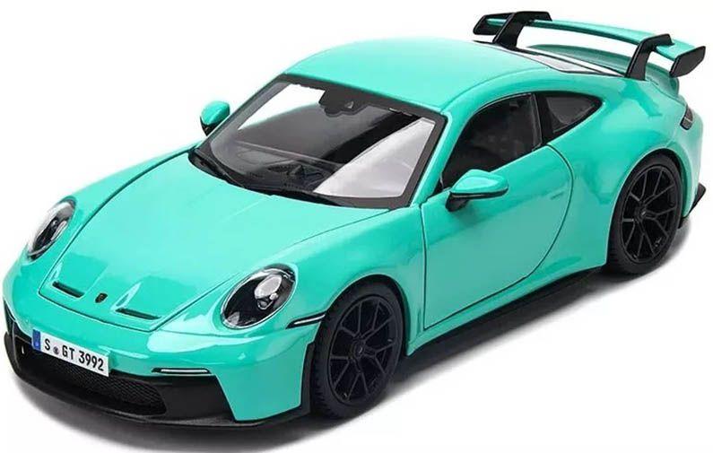 Imagem de Miniatura Porsche 911 Gt 3 Verde Burago 1/24