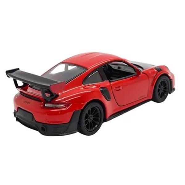 Imagem de Miniatura Porsche 911 GT2 RS (991) Kinsmart 1/36 Metal e Fricção Vermelho