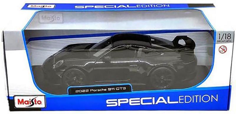 Imagem de Miniatura Porsche 911 GT3 2022 Preto 1/18 Maisto