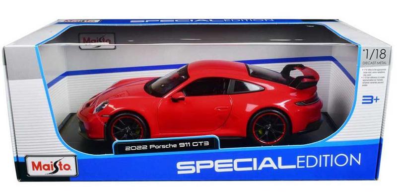 Imagem de Miniatura Porsche 911 GT3 2022 Vermelho 1/18 Maisto