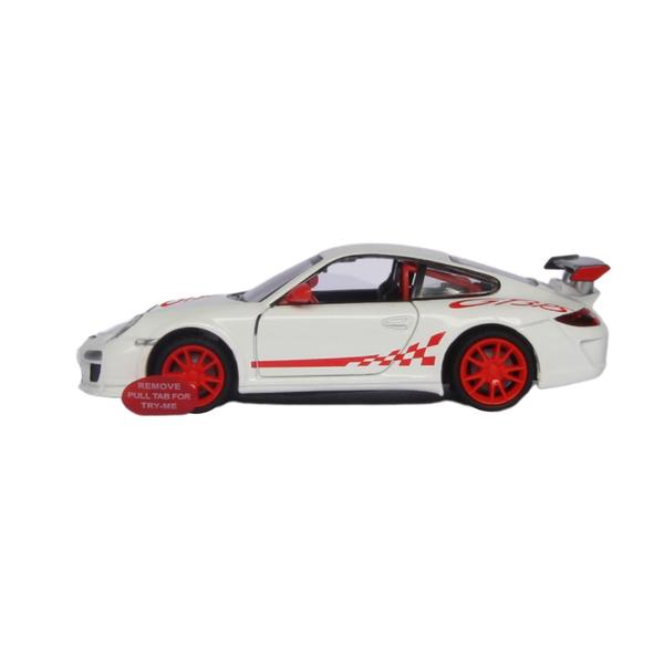 Imagem de Miniatura Porsche 911 GT3 RS 2010 Kinsmart 1:36 Branco