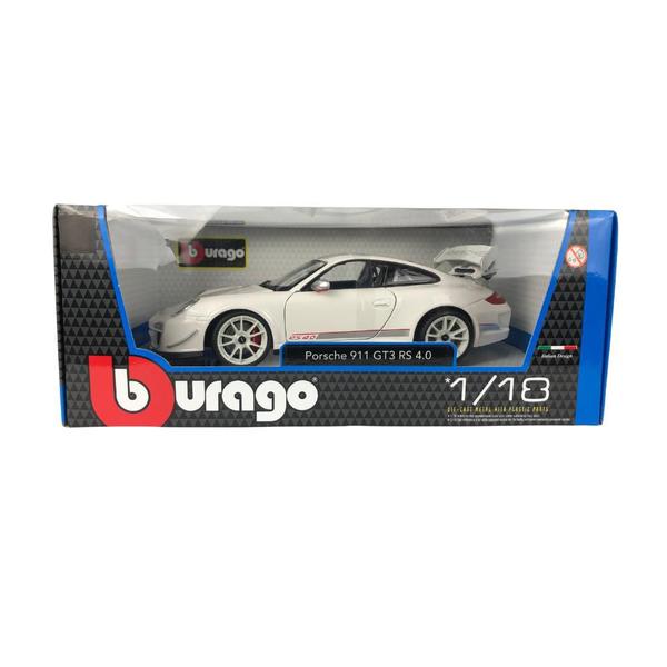 Imagem de Miniatura Porsche Branca 911 Gt3 Rs 4.0 1:18 Bburago