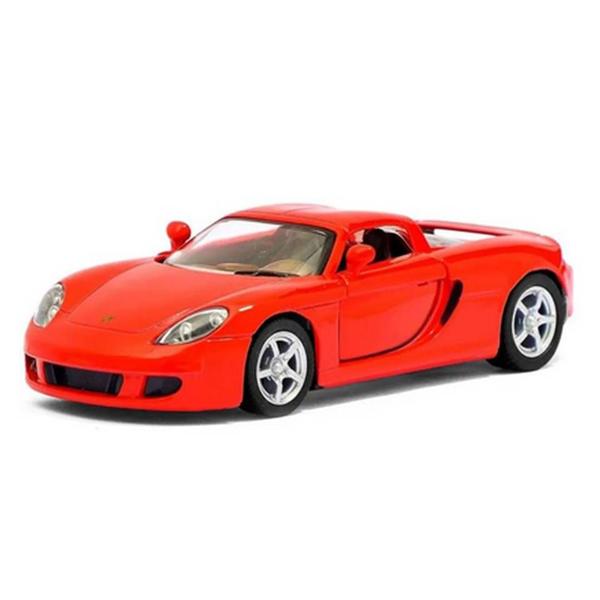 Imagem de Miniatura Porsche Carrera GT Kinsmart 1:36 Metal e Fricção Vermelha