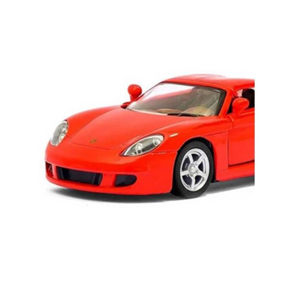 Imagem de Miniatura Porsche Carrera GT Kinsmart 1:36 Metal e Fricção Vermelha