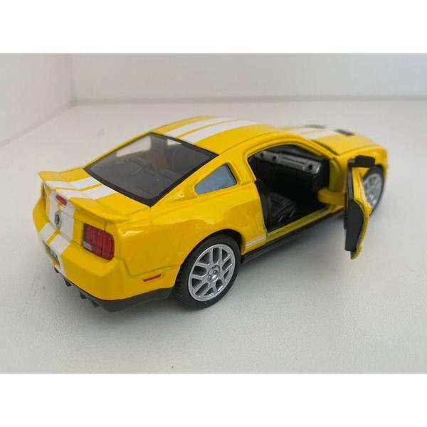 Imagem de Miniatura Shelby 2007 GT 500 Kinsmart 1/38 Metal e Fricção Amarelo