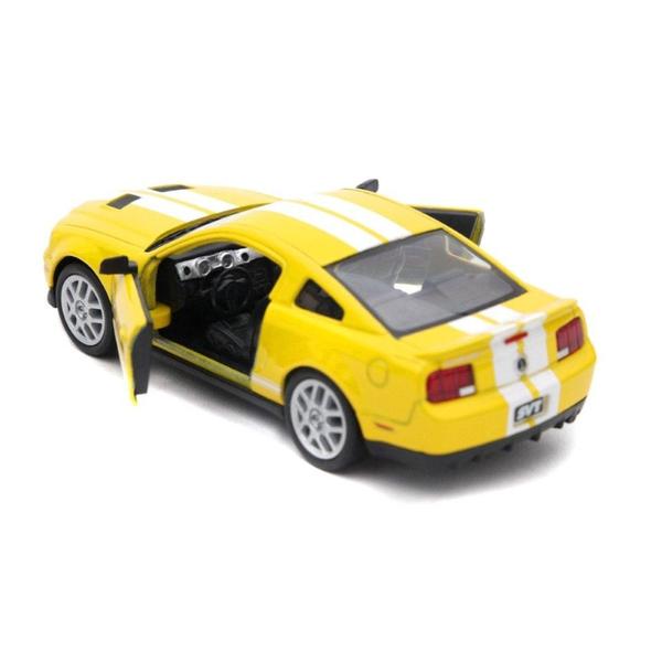 Imagem de Miniatura Shelby 2007 GT 500 Kinsmart 1/38 Metal e Fricção Amarelo