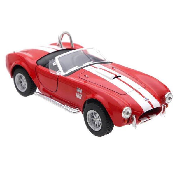 Imagem de Miniatura Shelby Cobra 1965 427/SC Kinsmart 1/32 METAL e FRICÇÃO Vermelho