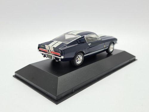 Imagem de Miniatura Shelby Gt500 1967 Azul Coleção American Nº 01 1:43