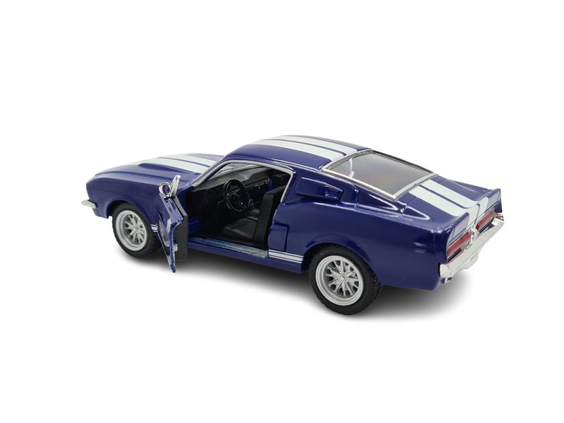 Imagem de Miniatura Shelby Gt500 1967 Azul Metal Kinsmart 1:38