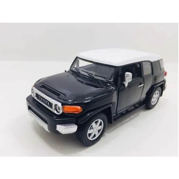 Imagem de Miniatura Toyota FJ Cruiser Kinsmart 1/36 Metal e Fricção Preto