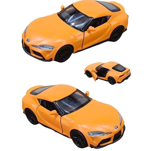 Imagem de Miniatura Toyota Supra 2020 RMZ 1/32 Metal e Fricção Laranja