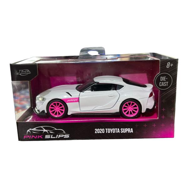 Imagem de Miniatura Toyota Supra Branco Pink Slips Jada 1:32