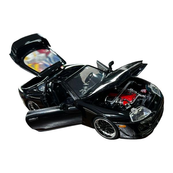 Imagem de Miniatura Toyota Supra Preto Velozes e Furiosos Jada 1:24