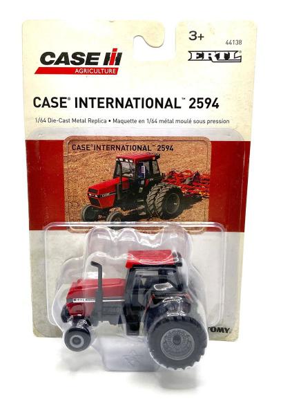 Imagem de Miniatura trator case ih com cabine 2wd escala 1/64 ertl