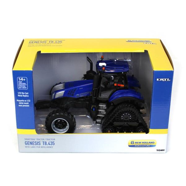 Imagem de Miniatura trator ertl new holland genesis t8.435 smarttrax