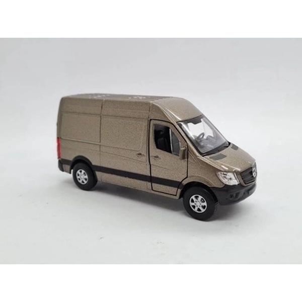 Imagem de Miniatura Van Mercedes Sprinter 2015 Welly 1/48 Metal e Fricção Dourada