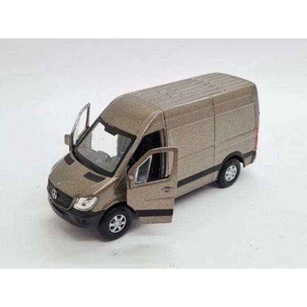 Imagem de Miniatura Van Mercedes Sprinter 2015 Welly 1/48 Metal e Fricção Dourada