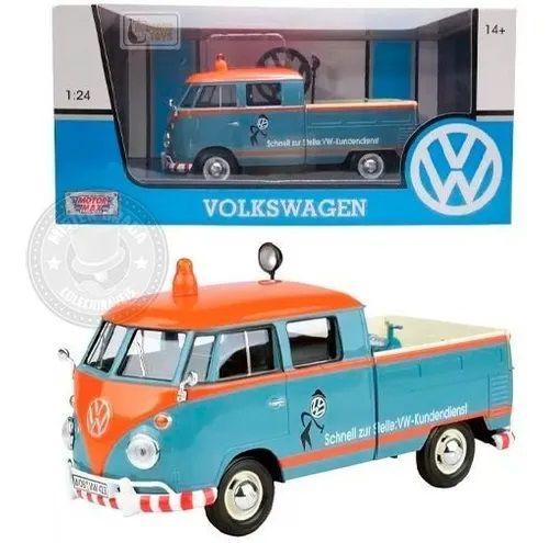 Imagem de Miniatura Volks Kombi T1 Service Azul 1/24 Motormax