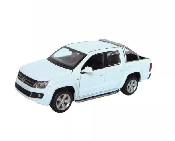 Imagem de Miniatura Volkswagen Amarok Luz e Som 1:32 Branca