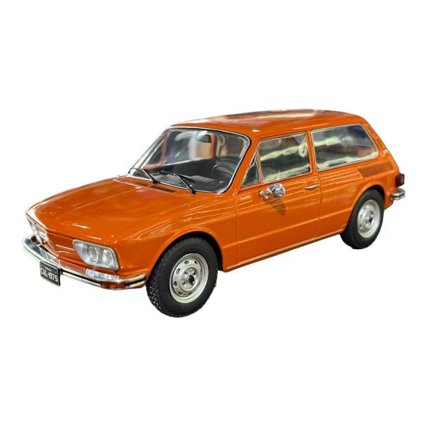 Imagem de Miniatura Volkswagen Brasilia 1976 Laranja Metal 1:24